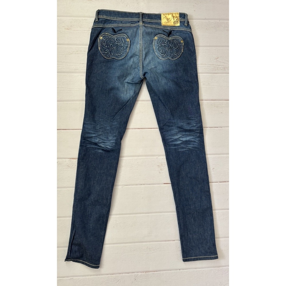 Apple Bottom Jeans Sz 11/12 Embroidered Pockets 90s‎ Y2K - Picture 2 of 6